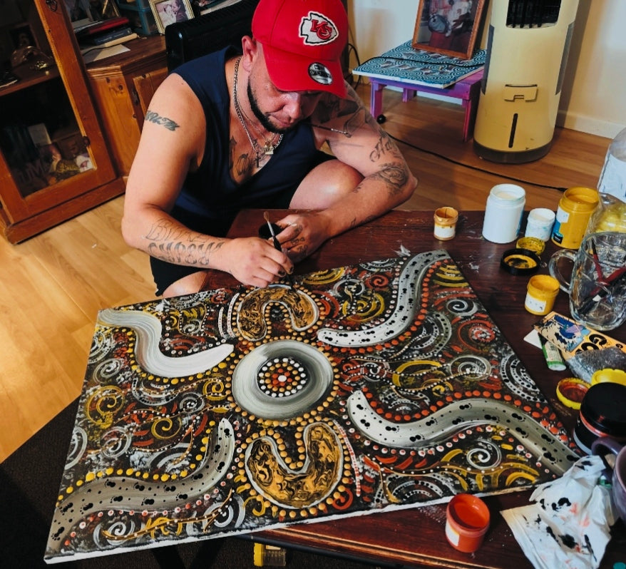 Custom Original Aboriginal Dreaming Artwork