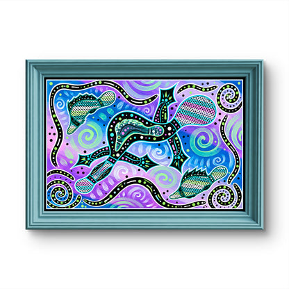 Platypus Dreaming – Aboriginal Fine Art Print