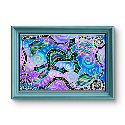 Platypus Dreaming – Aboriginal Fine Art Print