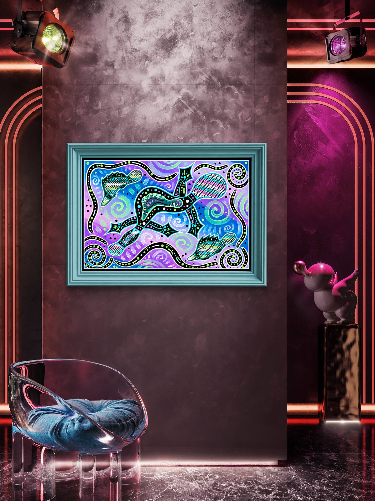 Platypus Dreaming – Aboriginal Fine Art Print