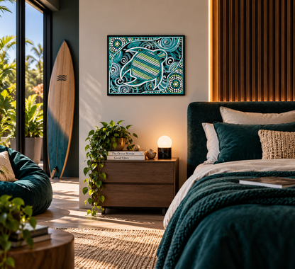 Turtle Dreaming – Aboriginal Fine Art Print