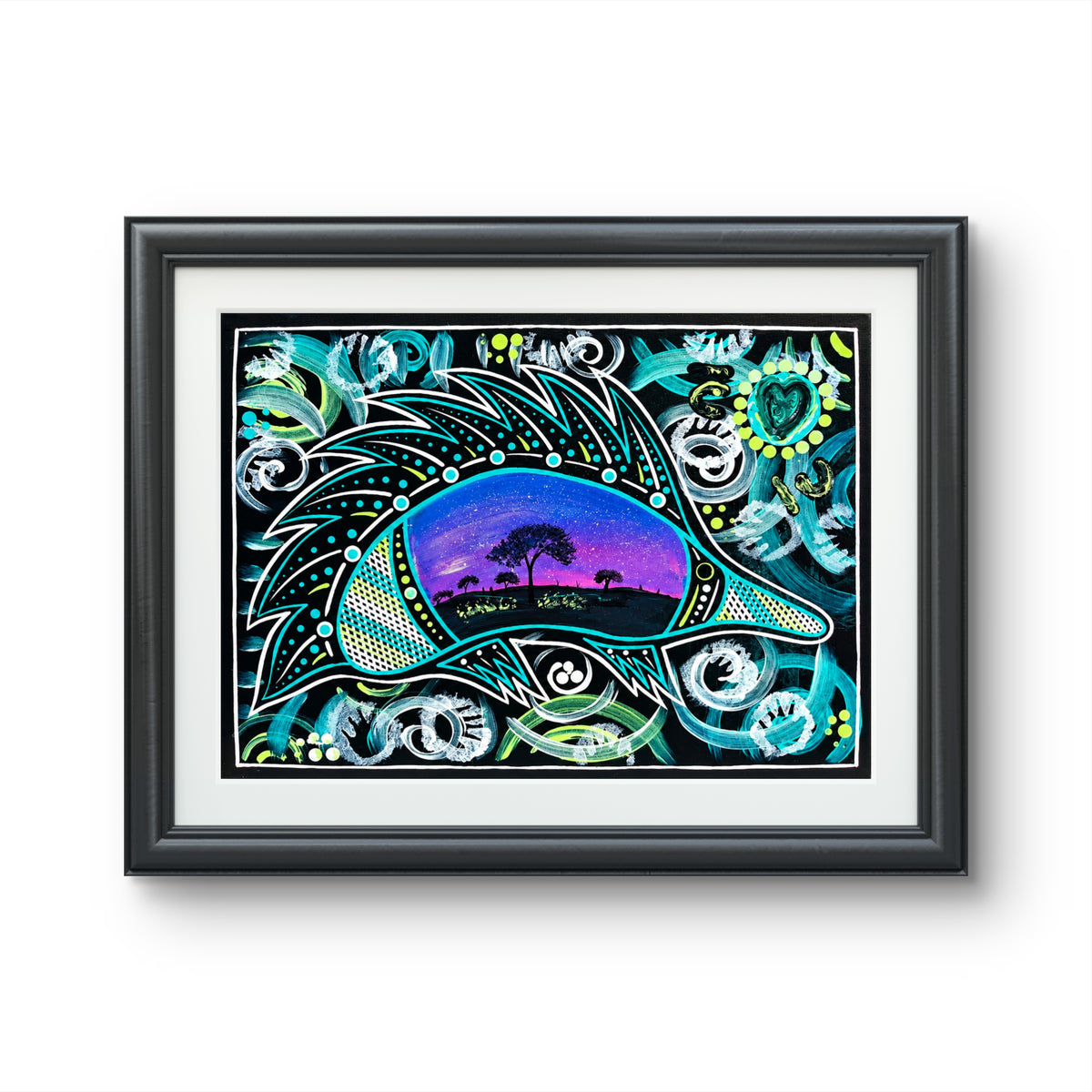 Echidna Dreaming – Aboriginal Fine Art Print Australia