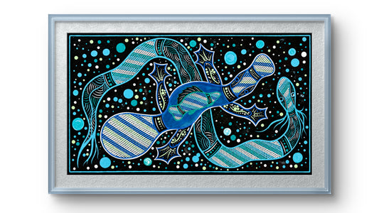Platypus Creation Dreaming – Aboriginal Fine Art Print Australia