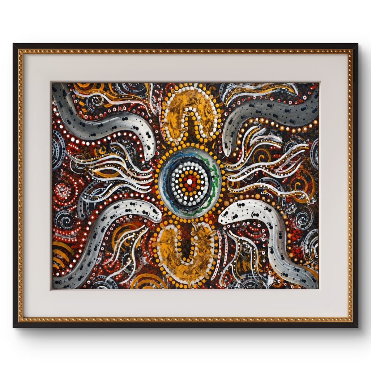 Circle of Life Dreaming – Original Indigenous Fine Art Canvas