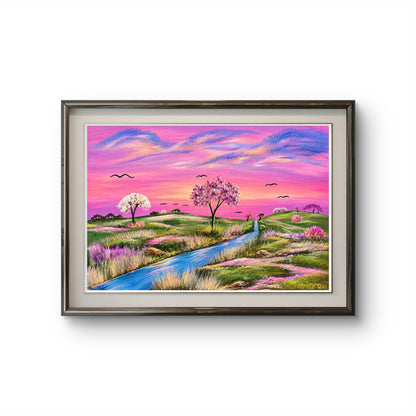 Dreaming Of Country - Aboriginal Fine Art Print