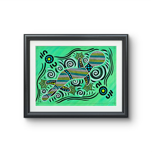 Pathways of Connection Dreaming – Aboriginal Fine Art Print