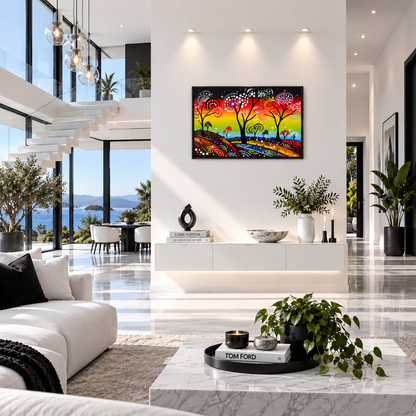 Spirit of the Land: Pre-Colonisation Dreaming – Aboriginal Fine Art Print Australia