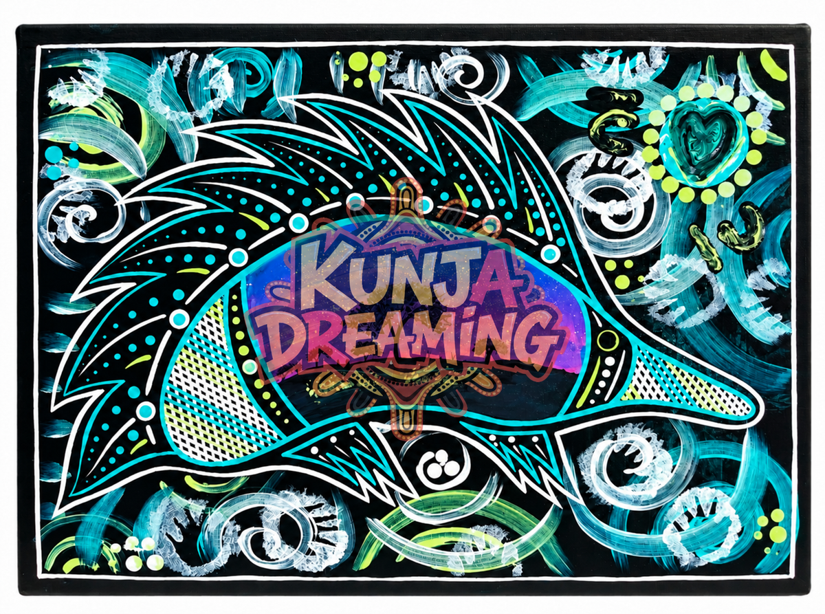 Echidna Dreaming – Aboriginal Fine Art Print Australia