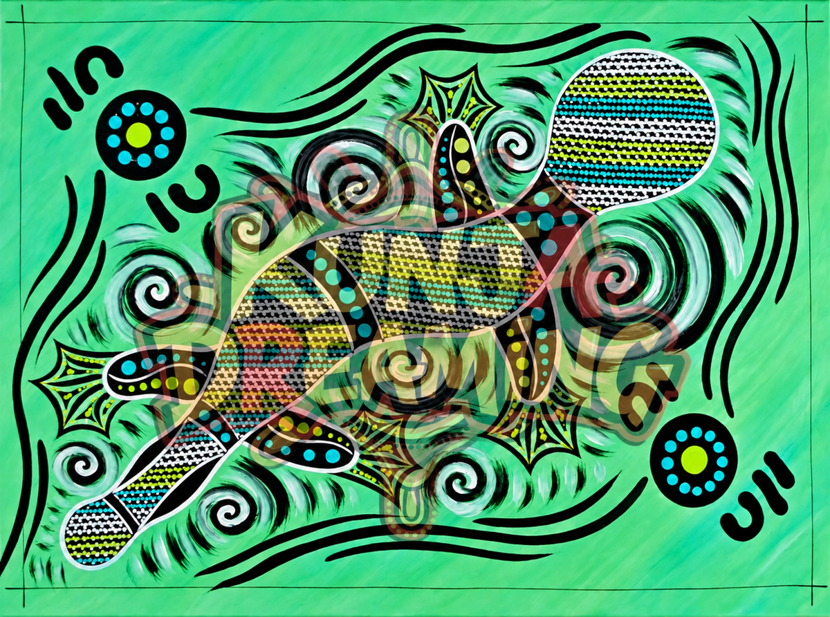 Pathways of Connection Dreaming – Aboriginal Fine Art Print