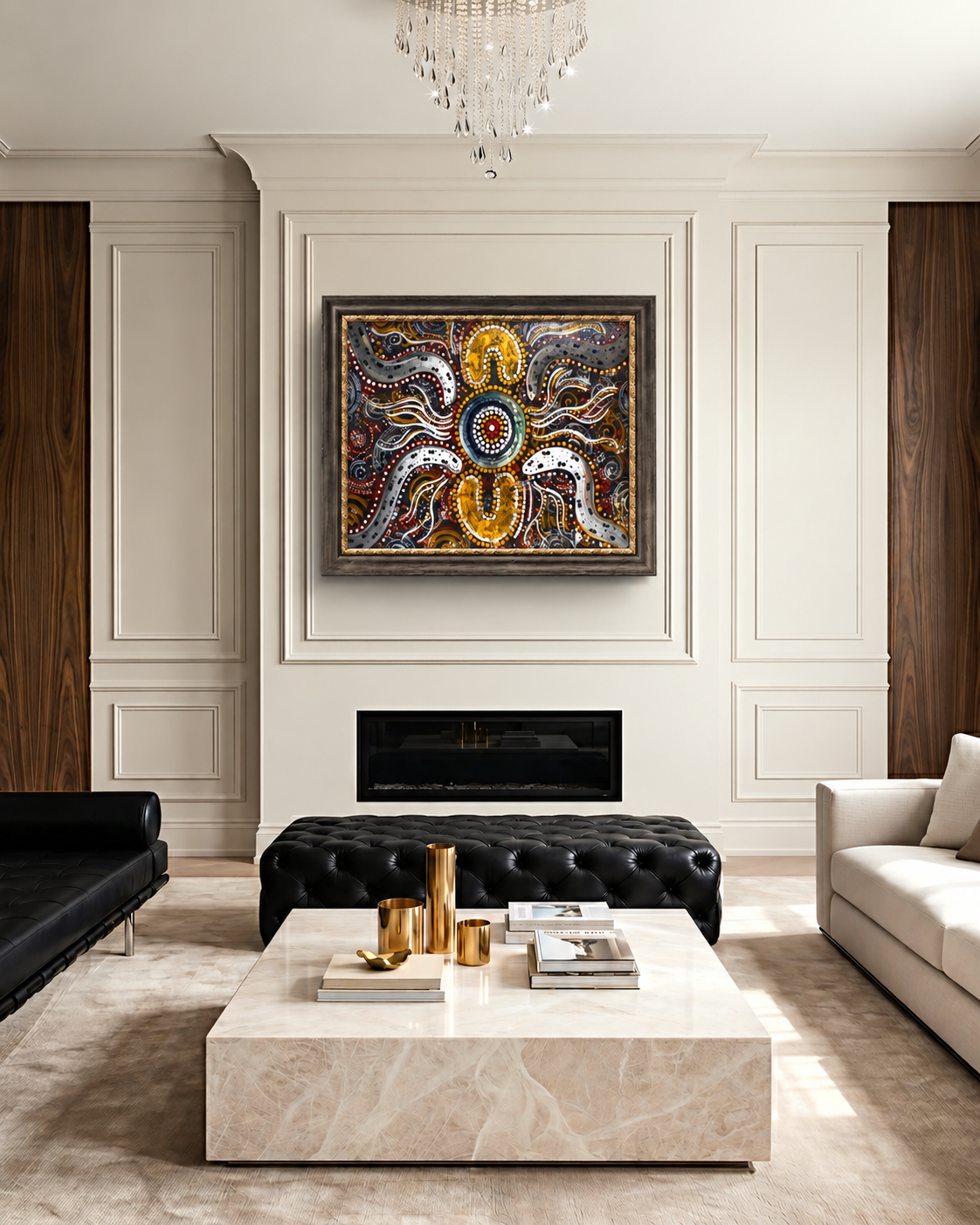 Circle of Life Dreaming – Original Indigenous Fine Art Canvas