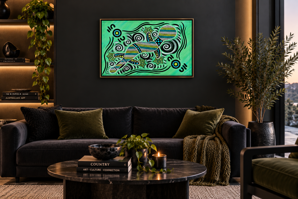 Pathways of Connection Dreaming – Aboriginal Fine Art Print
